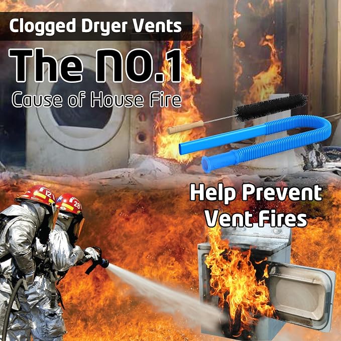 2 Pieces Dryer Vent Cleaner Kit Compatible - Image 6