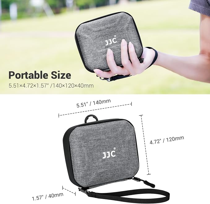 JJC Durable Hard Shell Lens Filter Case Up to 95mm, 4 Pockets Lens Filter - Image 5