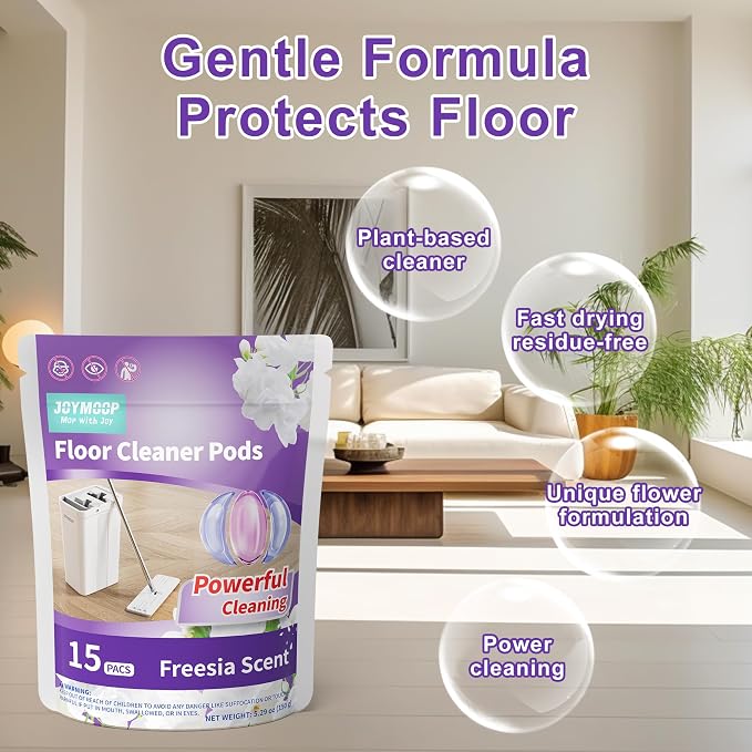 JOYMOOP Floor Cleaner for Mopping, Hardwood Floor Cleaner, Works Perfectly - Image 2
