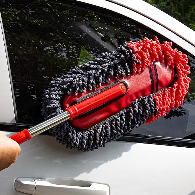 Soft Microfiber Car Duster Exterior Scratch Free Multipurpose Duster - Image 3
