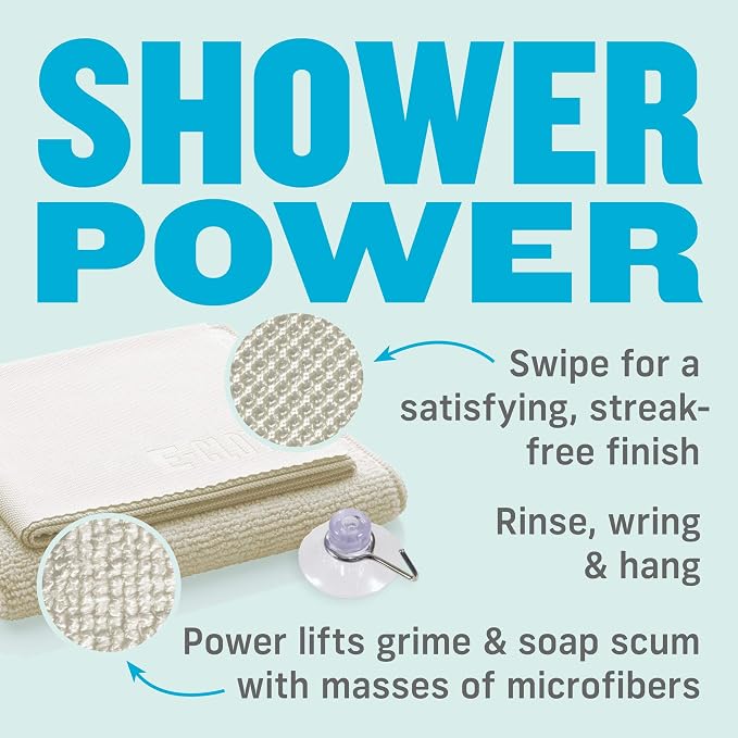 E-Cloth Microfiber Cloth Shower Cleaning Kit - Image 5