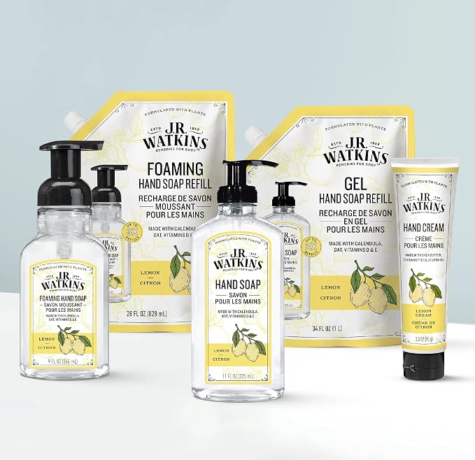 J.R. Watkins Liquid Hand Soap Lemon Refill, 34 Fl Oz - Image 4