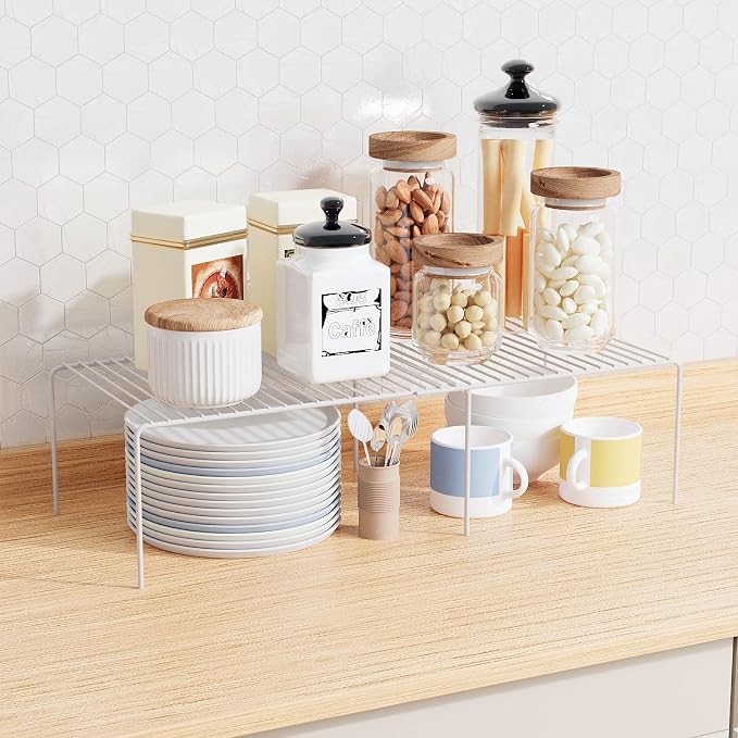 Expandable Storage Shelf, Pantry Organizers and Storage, Adjustable Rustproof - Image 2