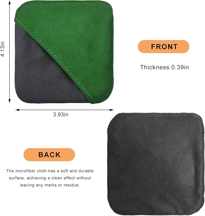 Car Screen Cleaner, Square Microfiber Cloth Non-Scratch Auto Touchscreen - Image 2