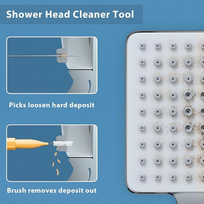 30Pcs Shower Head Cleaner Tool Set, Showerhead Nozzle Unclogger Picks - Image 2