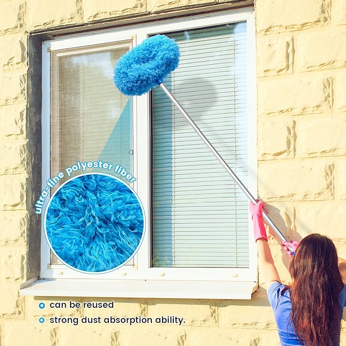 Ceiling Fan Cleaner Duster, Reusable Microfiber Duster - Image 6