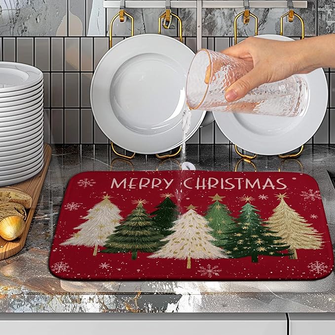 Merry Christmas Dish Drying Mat - Image 5