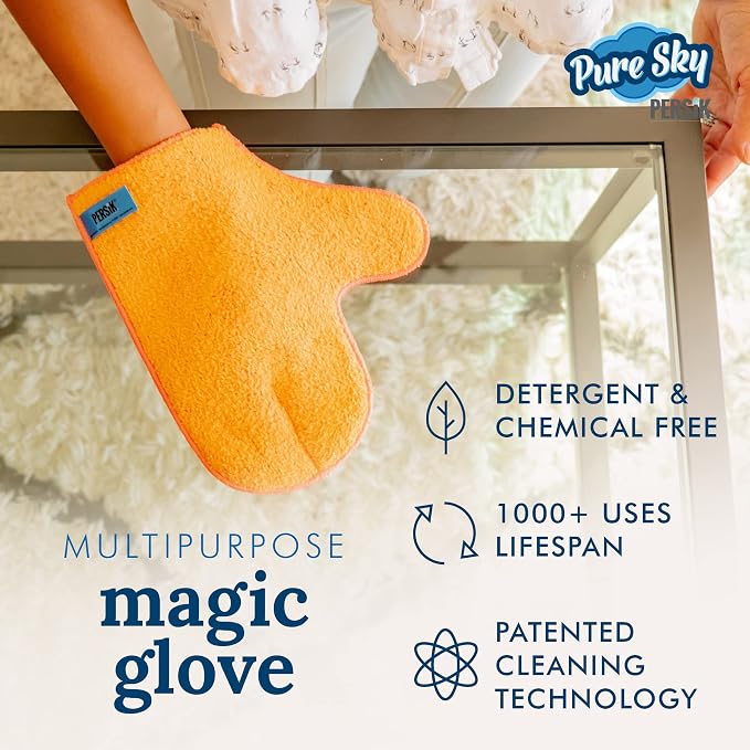 persik Pure-Sky Microfiber Glove Dusting Mitt - Image 3