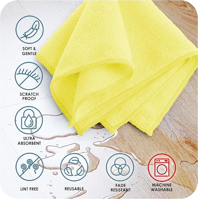 Hearth & Harbor Microfiber Cleaning Cloth Set - Image 9