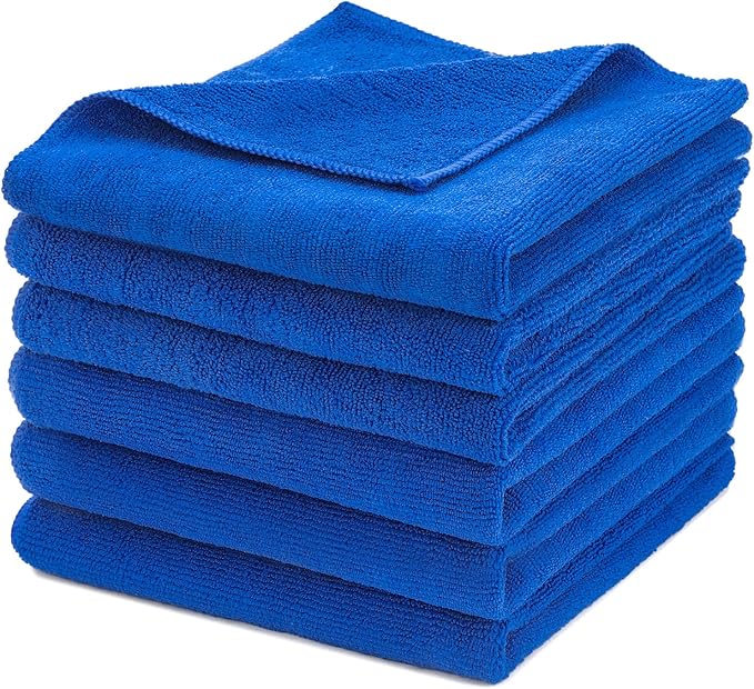 CARCAREZ Premium Microfiber Detailing Towels, 340 GSM Lint Free Car Buffing by CARCAREZ