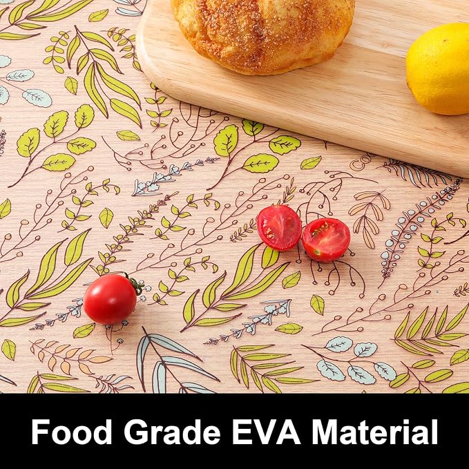 Cooyes Shelf Liners for Kitchen Cabinets, Refrigerator Liners Waterproof & - Image 6