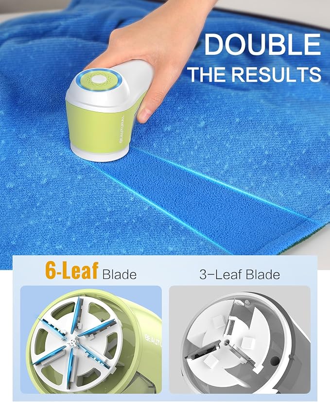 BEAUTURAL Fabric Shaver, Rechargeable Lint Remover - Image 3