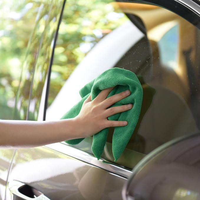 CARCAREZ Premium Microfiber Detailing Towels, 340 GSM Lint Free Car Buffing - Image 4