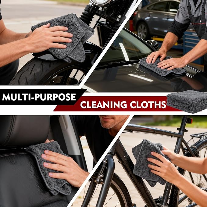12 Pack Microfiber Cleaning Cloth - Image 7