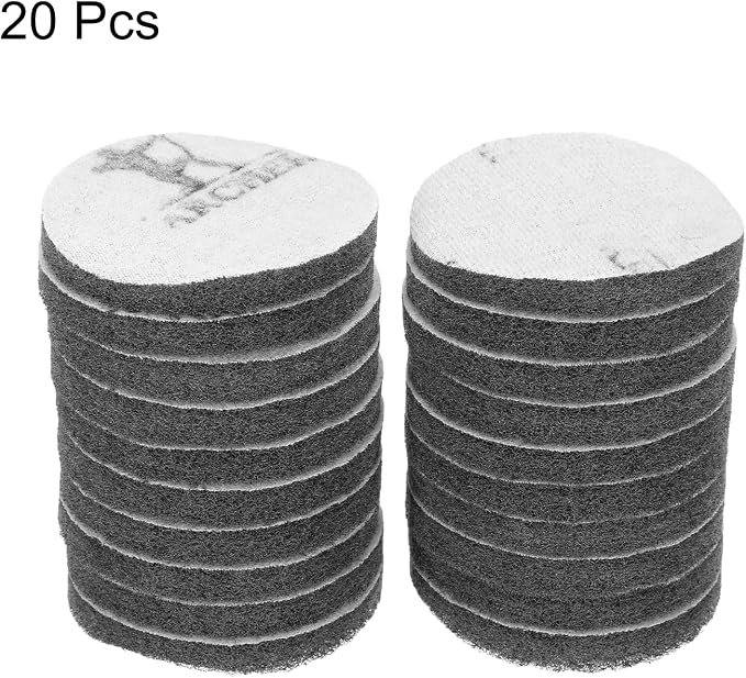 HARFINGTON 20pcs Scrubber Scouring Pads 1200 Grits 3 Inch Drill Power Brush - Image 3