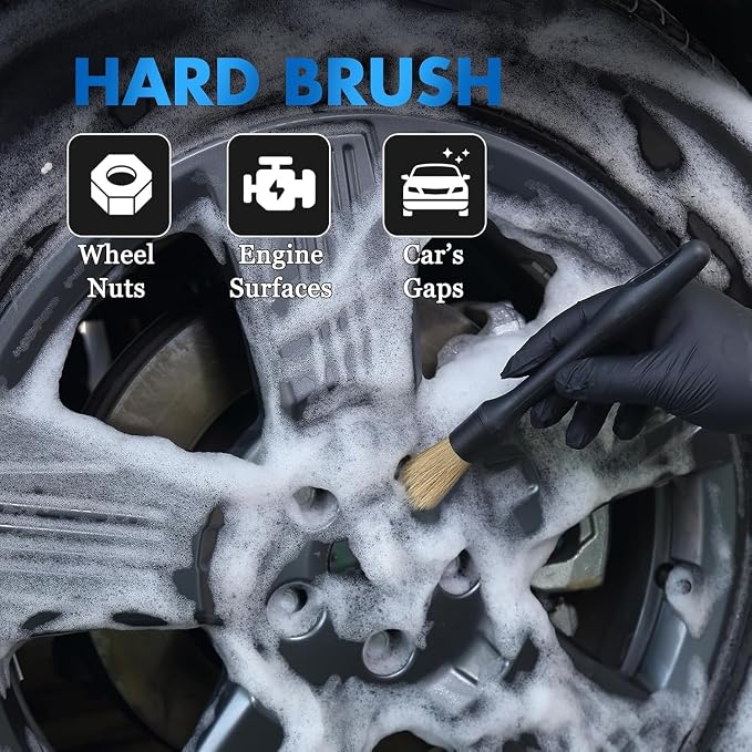 3PCS Car Detailing Brush Set - Image 5