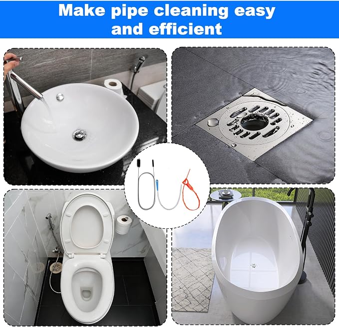 P Trap Cleaner Set, 3 IN 1 P Trap Brush - Image 6