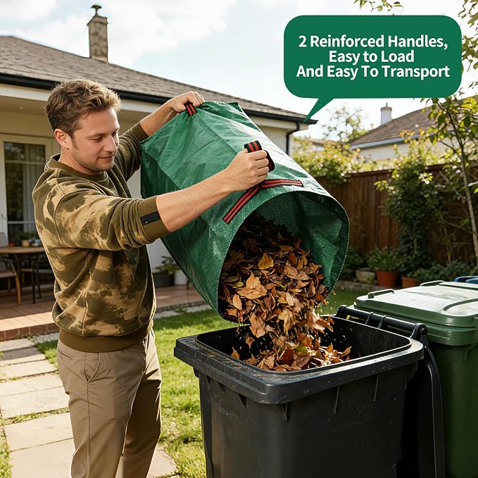 Leaf Bags, Foldable Leaf Collector - Image 7