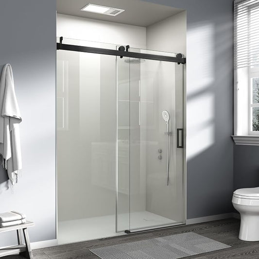Abruzzo 76" Frameless Shower Door Single Sliding - Image 2