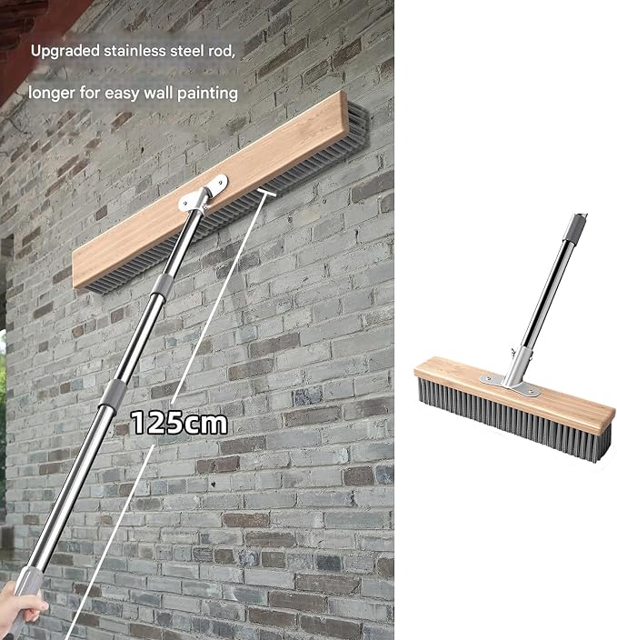 Stainless Steel Scrub Brush for Strong on Patio Driveway and Bathroom Hard - Image 2