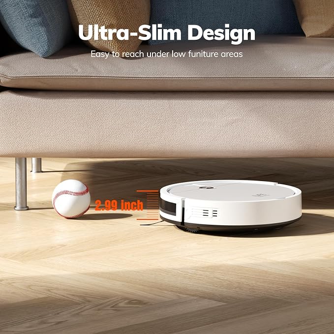 ILIFE V2 Robot Vacuum Cleaner, Tangle-Free Suction, 120 Mins Runtime, - Image 9