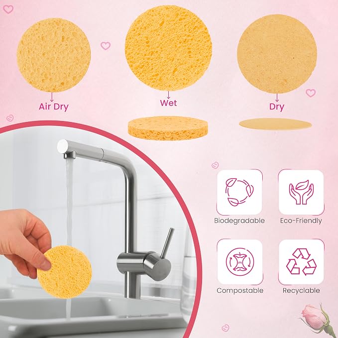60 Count Compressed Facial Sponges - Image 5