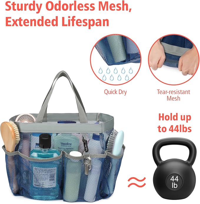 F-color Mesh Shower Caddy Portable - Image 3