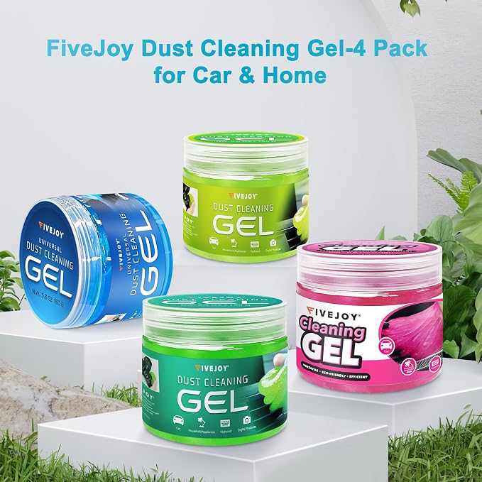 FiveJoy 4Pack Car Cleaning Gel, Car Putty - Image 5