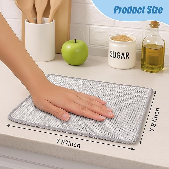 30PCS Non Scratch Wire Dishcloth Steel Wool Scrubber Scrub Pads - Image 6