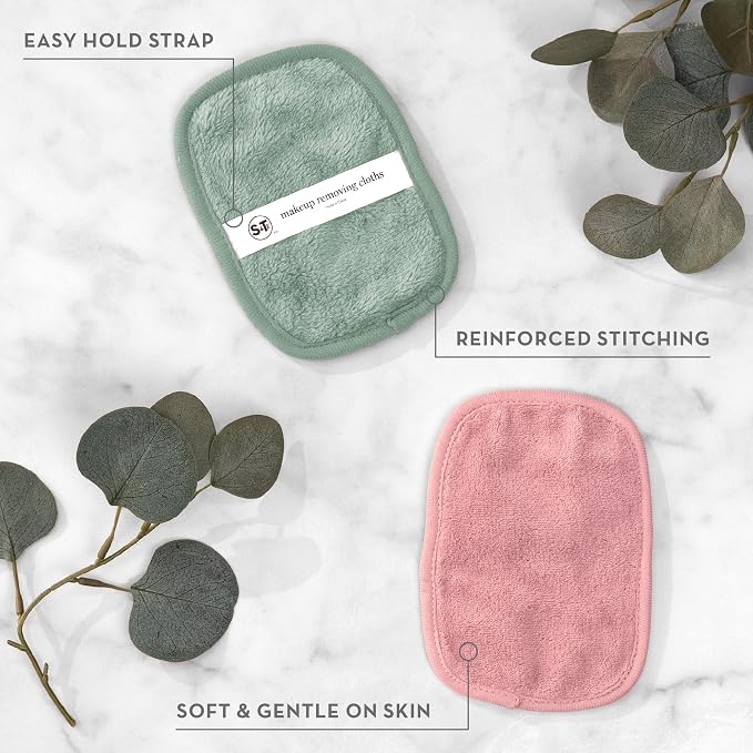 S&T INC. Makeup Remover Wipes for Skin Care, Reusable Makeup Wipes - Image 3