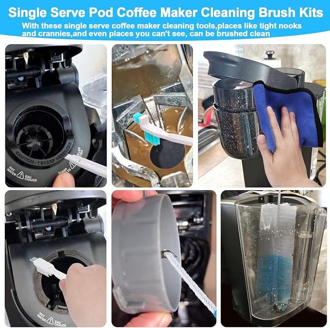 XANGNIER Single Serve Coffee Maker Cleaning Brush Kits - Image 3