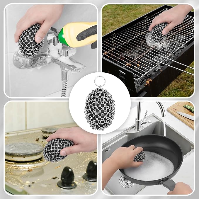 Cast Iron Scrubber & Scraper Set - Image 5