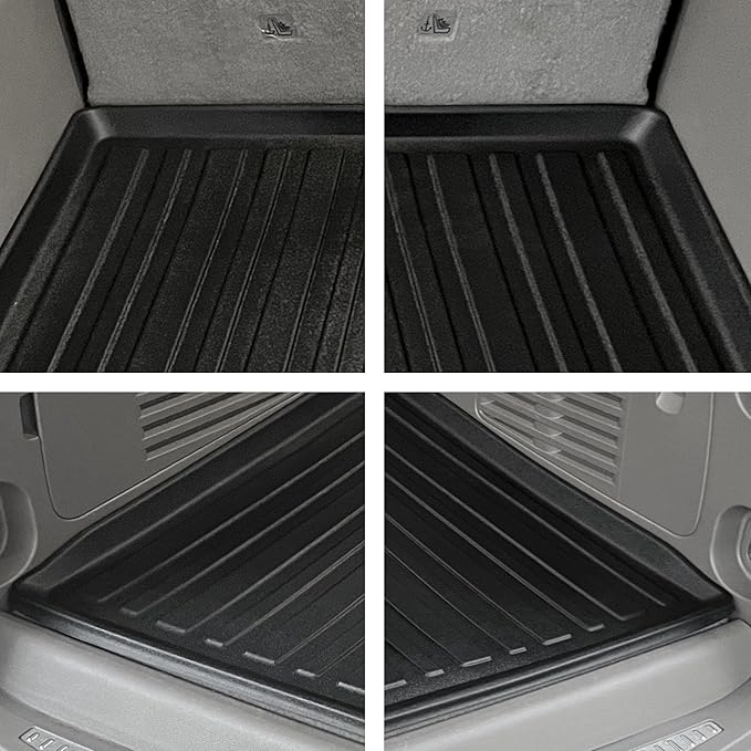 Premium Cargo Liner for Gmc Yukon XL Chevrolet Suburban 2015-2020 - Behind 3rd Row - Custom Fit Car Trunk Mat - All-Season Cargo Mat - 3D Shaped Laser Measured Trunk Liners for Cadillac Escalade ESV