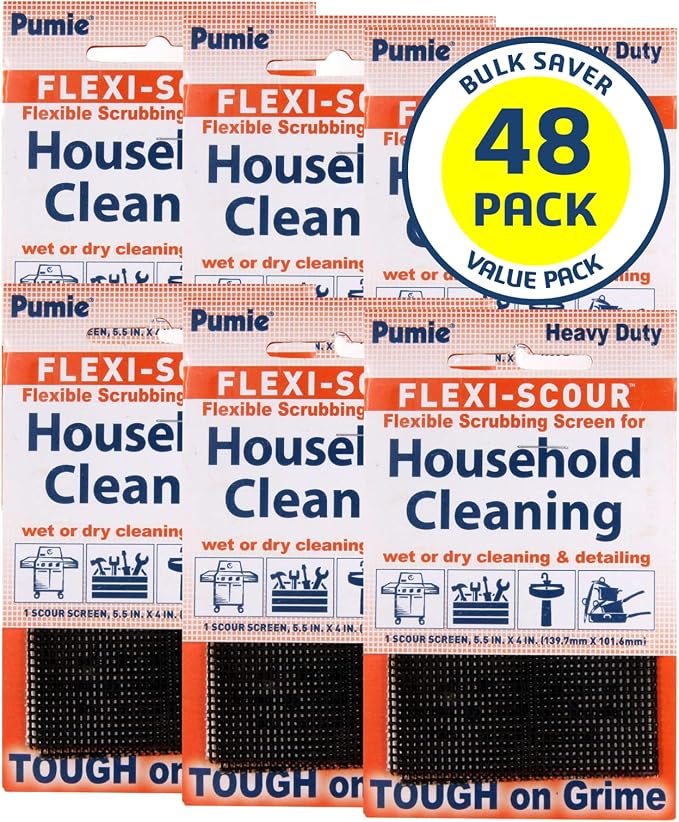 PUMIE Flexi-Scour, 5.5 x 4 Inch Flexible Scrubbing Screen by PumiebyUSPumice