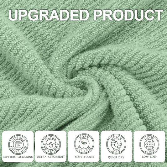 VOOVA & MOVAS Green Bath Towels - Image 2