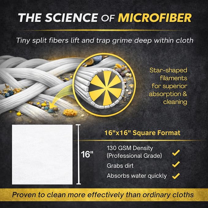 Microfiber Magic Streak Free Cleaning Cloth 3 Pack Clean Any Surface - Image 8