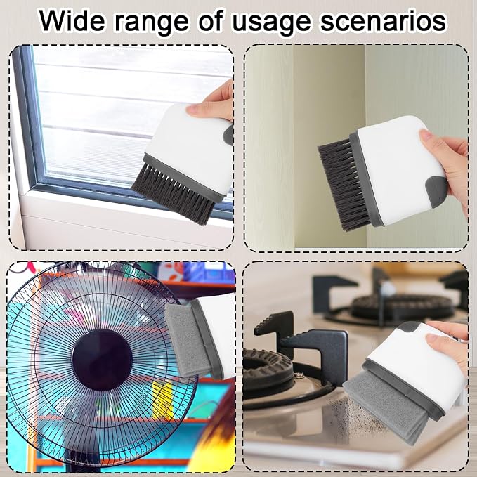 2pcs 2-in-1 Groove Cleaning Brush, 2025 Upgraded Crack Cleaner Tool Handheld - Image 7