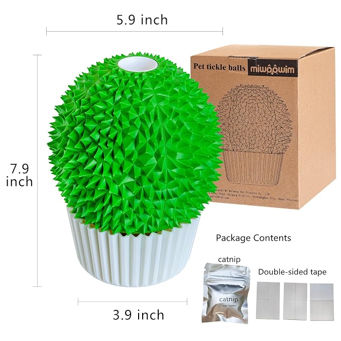 Catnip Feeder - Cat Face Scratcher Wall Corner Massage Comb - Image 6