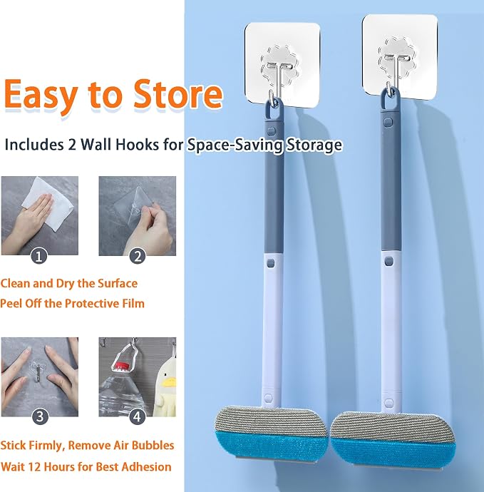 6-in-1 Window Track & Screen Cleaning Kit – Detachable Brushes, Microfiber - Image 10