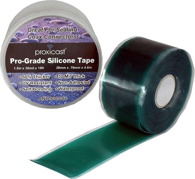 Proxicast Pro-Grade Extra Strong 30mil Weatherproof Self-Fusing Silicone Rubber by Proxicast