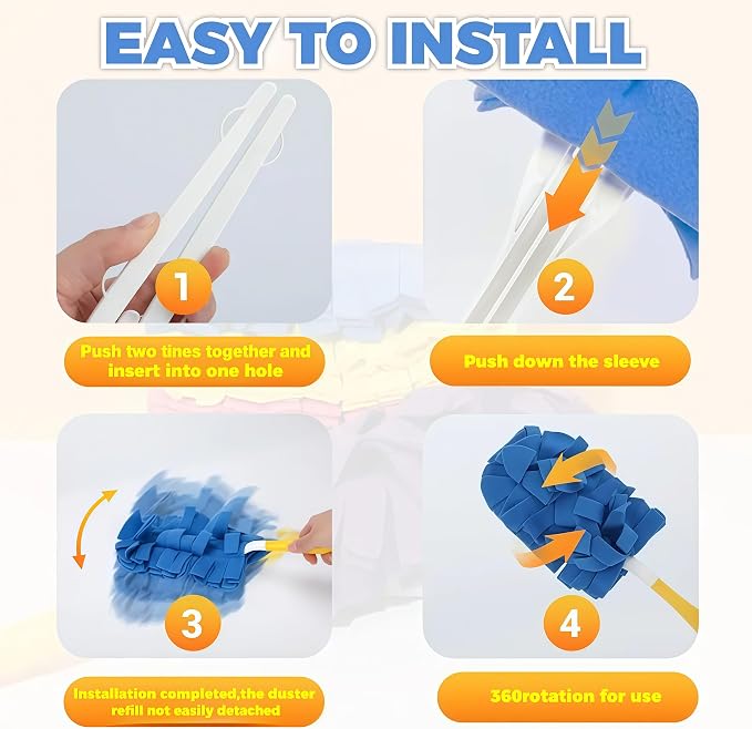 2026 New 360° Electrostatic Duster Refills - Image 3
