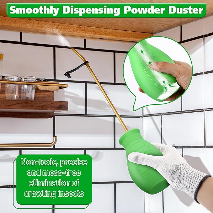 Diatomaceous Earth Powder Duster, 8OZ Garden Powder Applicator Dispenser - Image 3