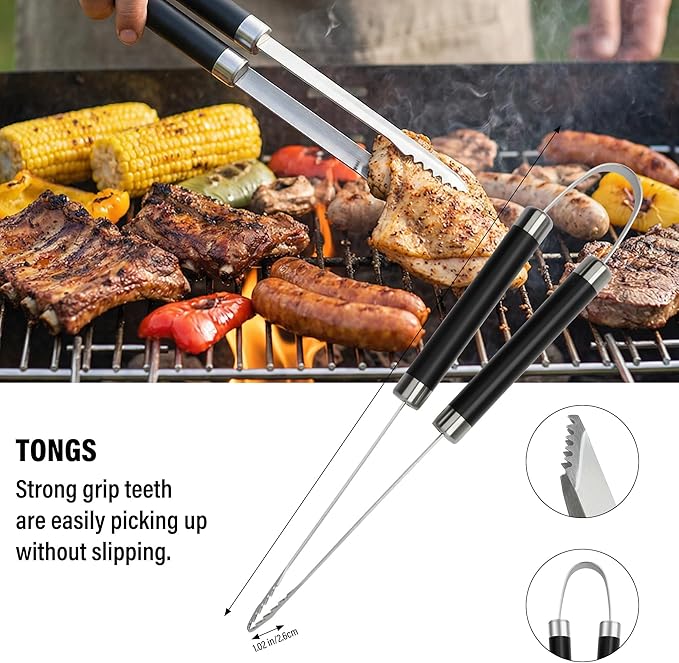 BBQ Grill Accessories Set, Grill Tools Grilling Accessories Grilling Gifts - Image 5