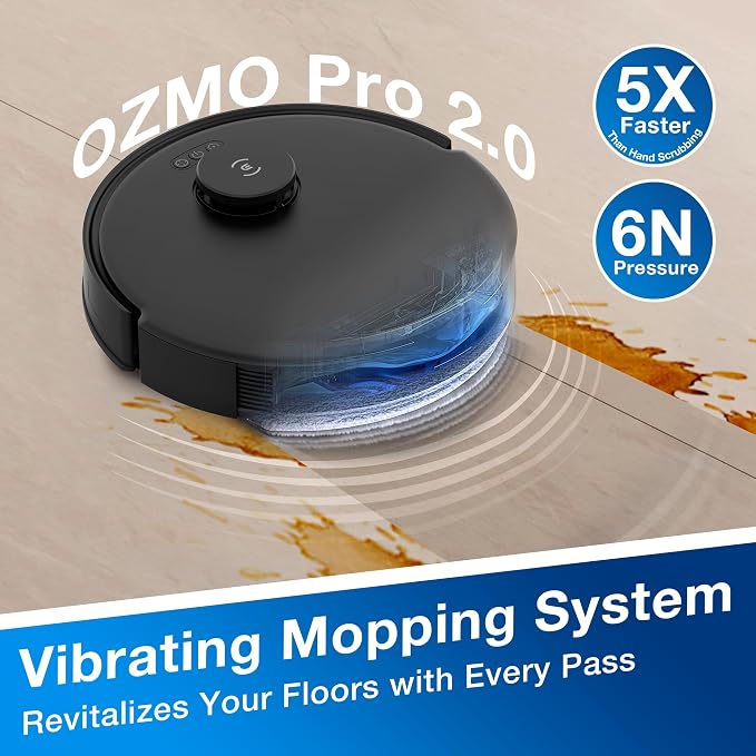 ECOVACS DEEBOT N20 Robot Vacuum Cleaner and Mop, 8000Pa Strong Suction - Image 4