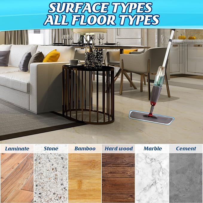 36 Pcs Microfiber Mop Pads Machine Washable Cleaning Flat Mop Head Replacement - Image 6