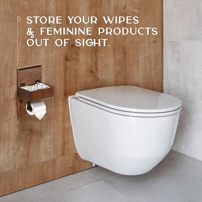 Day Moon™ Wood Toilet Paper Holder - Image 8