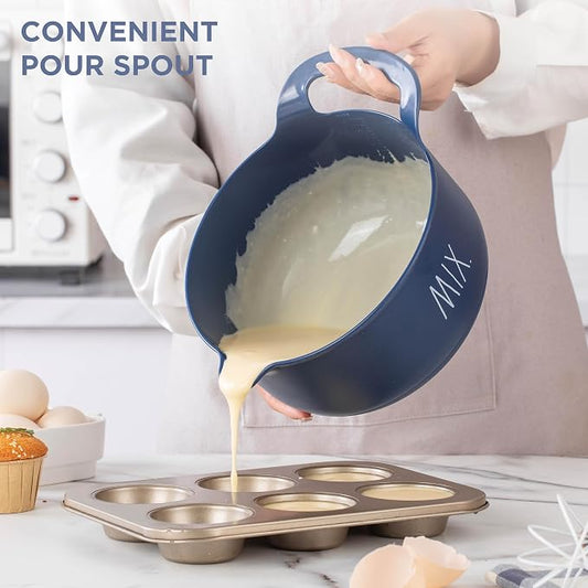 Rae Dunn Non-Slip Mixing Bowls - Image 2