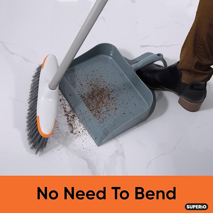 Superio Heavy Duty Plastic Step-on Dustpan - Image 6