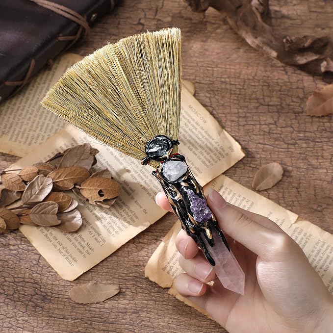 Rose Quartz Witch Broom - Image 3