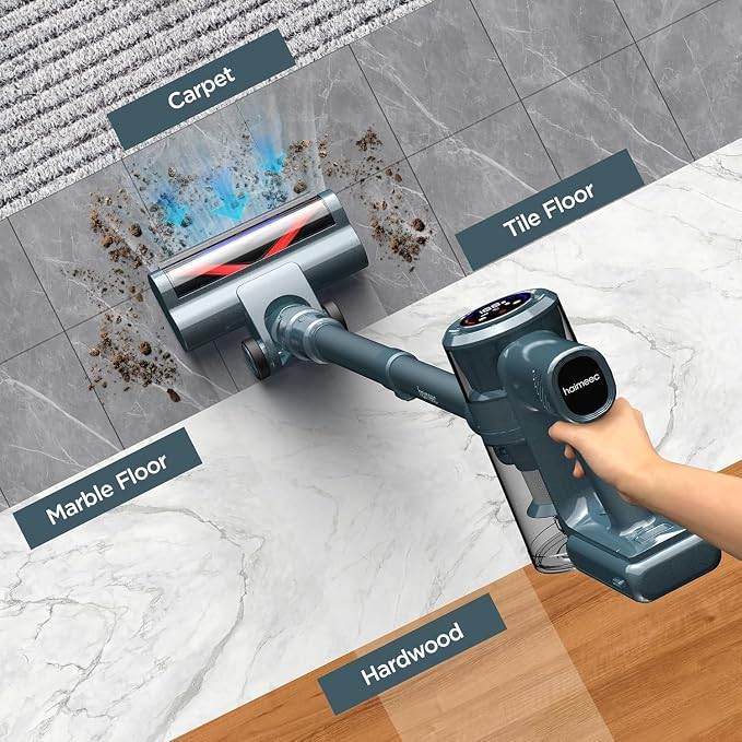 Cordless Vacuum Cleaner, 33KPA/400W Powerful Stick Vacuum - Image 7